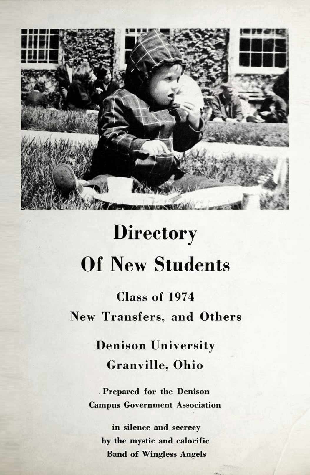 Class of 1974 Baby Book