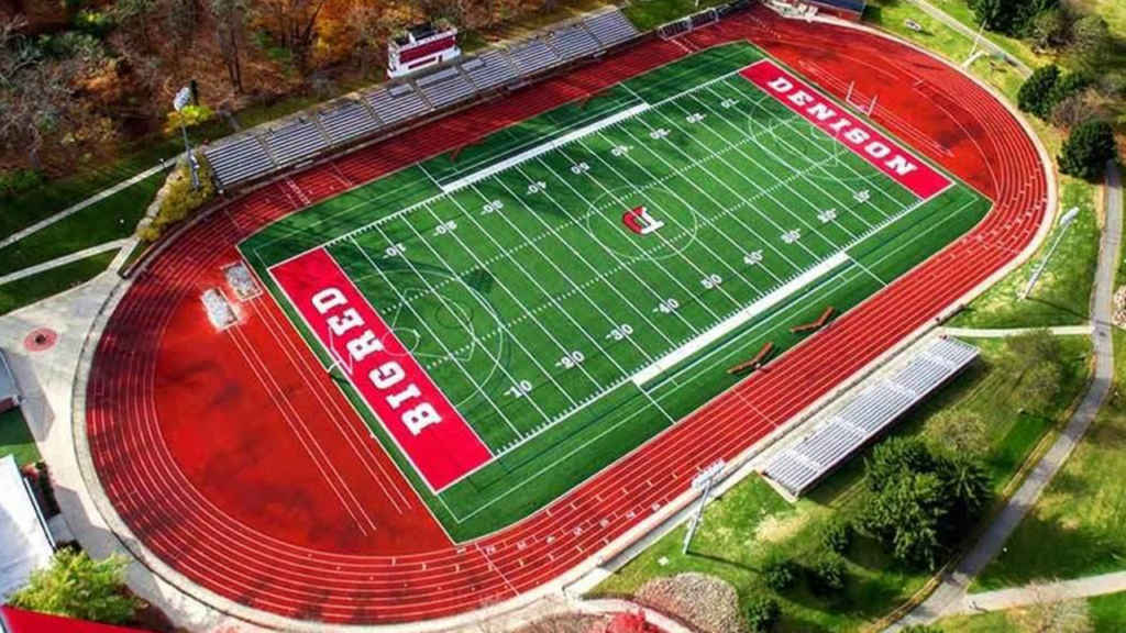 Aerial photo of Deeds Field-Piper Stadium.